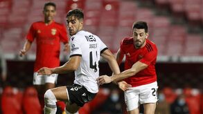 Moreirense-Benfica: formações com registos idênticos nos últimos cinco jogos