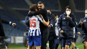Sérgio Conceição e o festejo com o filho Francisco: «A mim também me caiu uma lágrima. Somos humanos...»