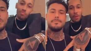 Aubameyang em apuros por causa de nova tatuagem