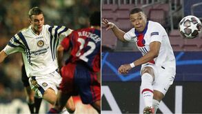 Shevchenko e Mbappé: duas imagens separadas por 24 anos que saltaram para a ribalta