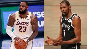 LeBron James e Kevin Durant escolhidos como capitães para o All-Star Game da NBA