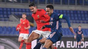 As notas dos jogadores do Benfica frente ao Arsenal