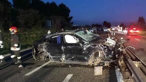Assim ficou o carro de antiga glória do Cagliari após violento acidente