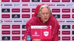 Jorge Jesus: «Temos de olhar para quem está à nossa frente até chegar a segundo e depois para o primeiro»