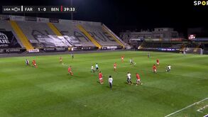 VAR reverteu decisão do árbitro e anulou golo do Farense ao Benfica