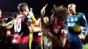 A festa dos jogadores do Flamengo depois da conquista do bicampeonato