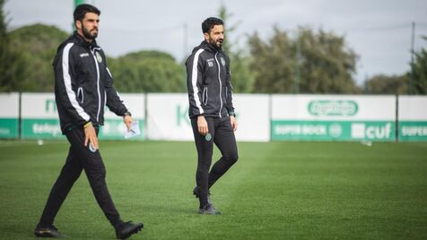 Titulares do Sporting no clássico fizeram treino de recuperação