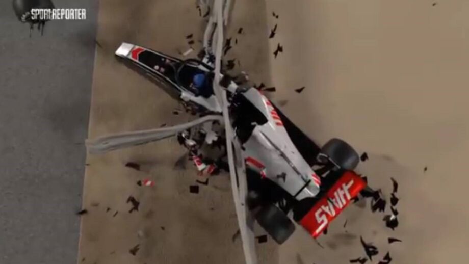 Canal Plus recria acidente de Grosjean e mostra o incrível milagre que aconteceu no Bahrein