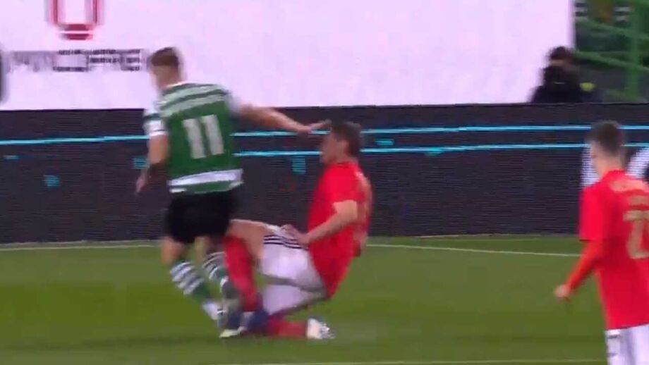 Em sessão de treino no ginásio da equipa 