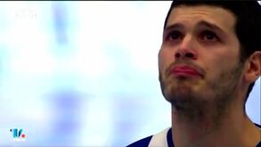 Jogadores de andebol do FC Porto em lágrimas durante minuto de silêncio em memória de Quintana