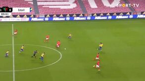 Lance de 5x2 e Waldschmidt a fazer o segundo golo do Benfica ao Estoril