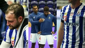 Minuto de silêncio angustiante, homenagens e muitas lágrimas: FC Porto voltou a jogar após morte de Quintana