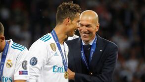 Zidane e o regresso de Ronaldo ao Real Madrid: «Talvez haja um fundo de verdade»