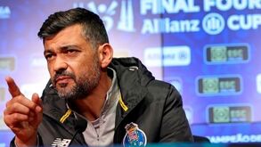 Sérgio Conceição reage ao sorteio dos quartos de final da Liga dos Campeões