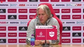 Jorge Jesus e o jogo em que o Benfica atuou com três centrais de forma 'camuflada'