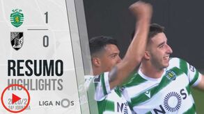 O resumo do Sporting-V. Guimarães: o golo, casos e outros lances