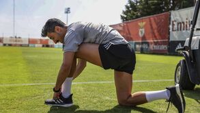 André Almeida já pisa o relvado do Seixal: Benfica divulga primeiras imagens