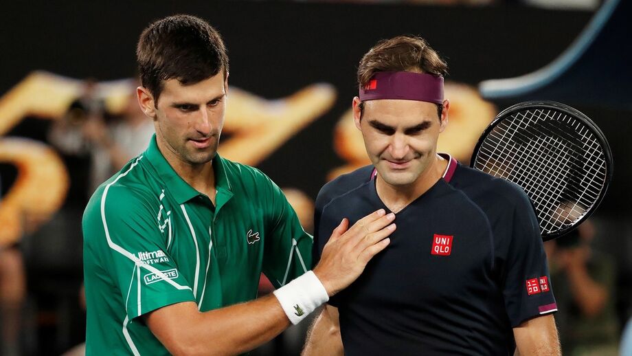 Djokovic e Federer empatados num ranking histórico
