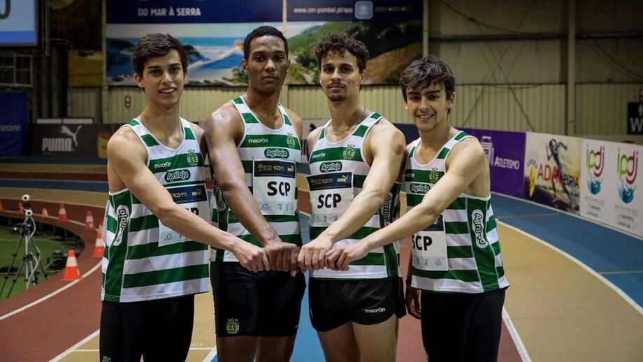Sporting campeão nacional de atletismo em pista coberta e logo em dose dupla