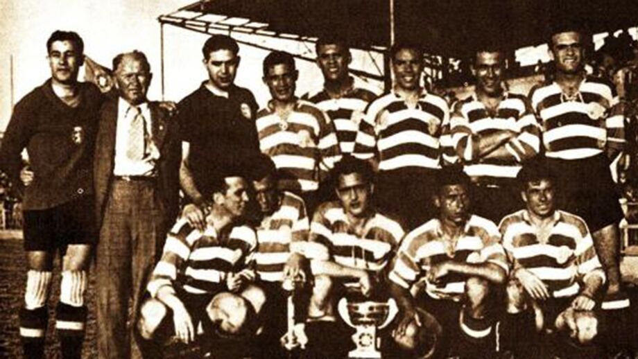 O primeiro dos 18 títulos do Sporting faz hoje 80 anos