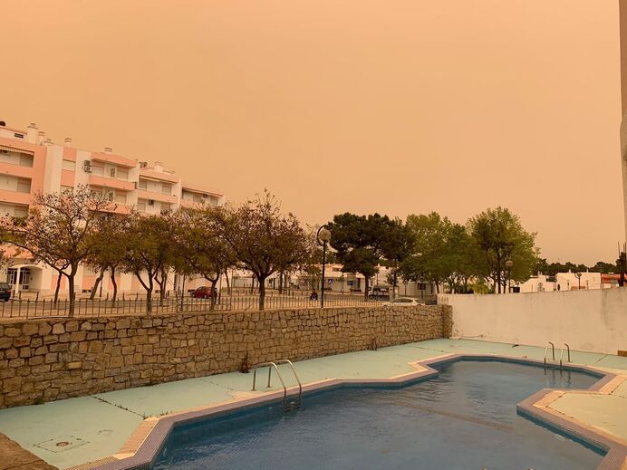 Poeira vinda de África já provoca efeitos no sul do País e atinge Monte Gordo