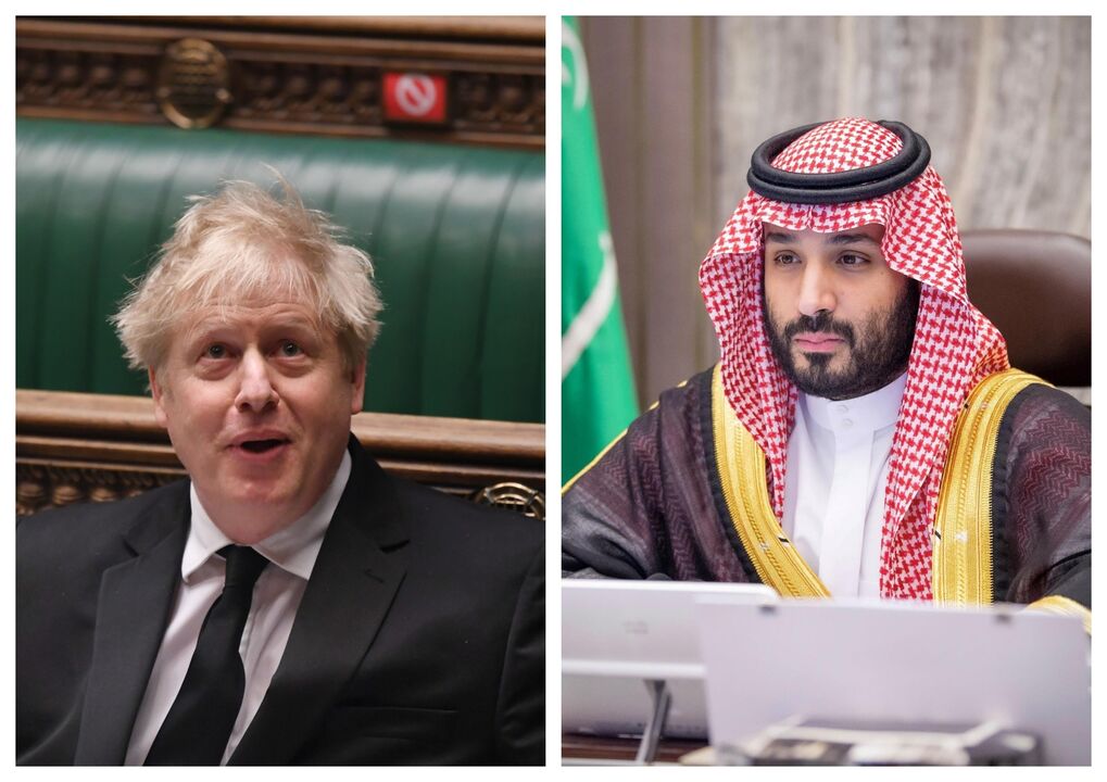 Boris Johnson - Mohammed bin Salman