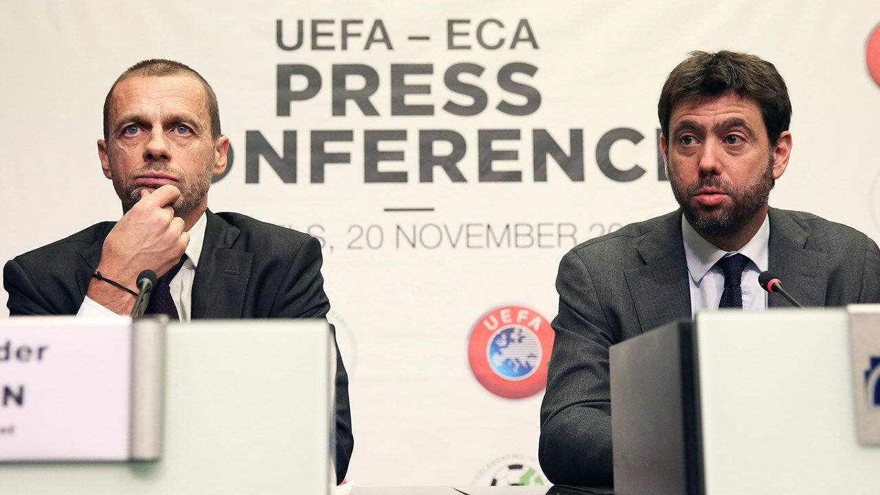 Ceferin declarou  guerra e Agnelli  demitiu-se  da ECA