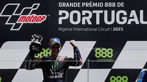 Miguel Oliveira termina Grande Prémio de Portugal de Moto GP em 5.º lugar.  Quartararo vence corrida