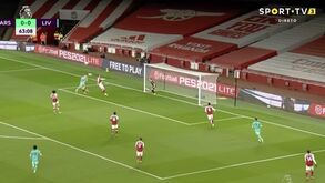 Diogo Jota só precisou de três minutos para marcar no Arsenal-Liverpool: mais um cabeceamento fulgurante
