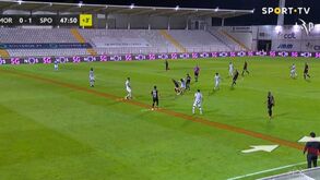 Paulinho bisou no Moreirense-Sporting mas golo foi anulado por fora de jogo