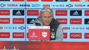 Jorge Jesus e o penálti sobre Rafa: «Jogadores do Benfica são purinhos a jogar»
