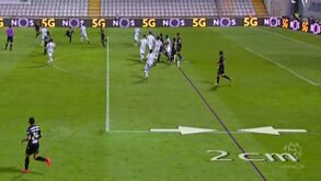 O golo anulado ao Sporting em Moreira de Cónegos por... dois centímetros