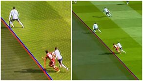 O polémico fora-de-jogo assinalado a Diogo Jota no Liverpool-Aston Villa