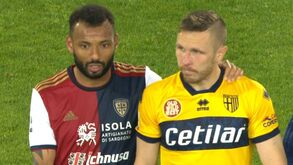 Ex-V. Guimarães e Estoril conforta adversário em lágrimas em Itália