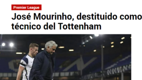 O eco do despedimento de José Mourinho na imprensa internacional