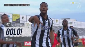 Beto continua 'on fire': avançado fez assim o primeiro diante do Benfica