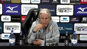 Jorge Jesus: «Se o Darwin estiver bem fisicamente a minha ideia de jogo passa por ele»