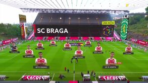 O resumo do Sp. Braga-Sporting: o golo, os casos e outros lances