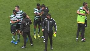 O turbilhão de emoções do banco do Sporting nos instantes finais do jogo e a expulsão de Jorge Vital