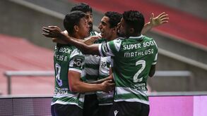 Tiago Tomás 'adivinhou' golo de Matheus Nunes: jogadores do Sporting rendidos ao médio