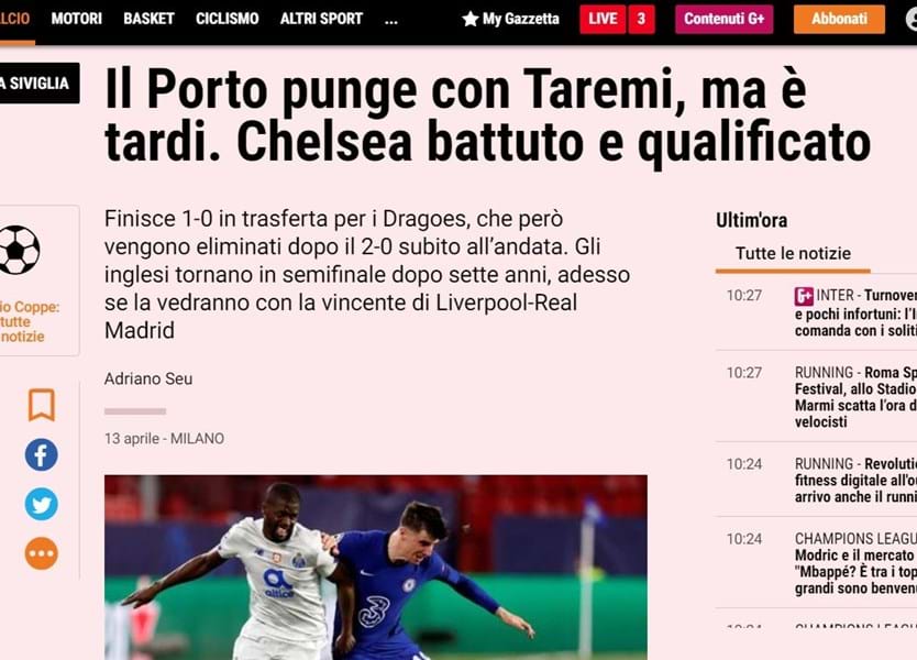 O fantástico pontapé de bicicleta de Taremi no Chelsea-FC Porto, a fazer  lembrar Cristiano Ronaldo - Liga dos Campeões - Jornal Record