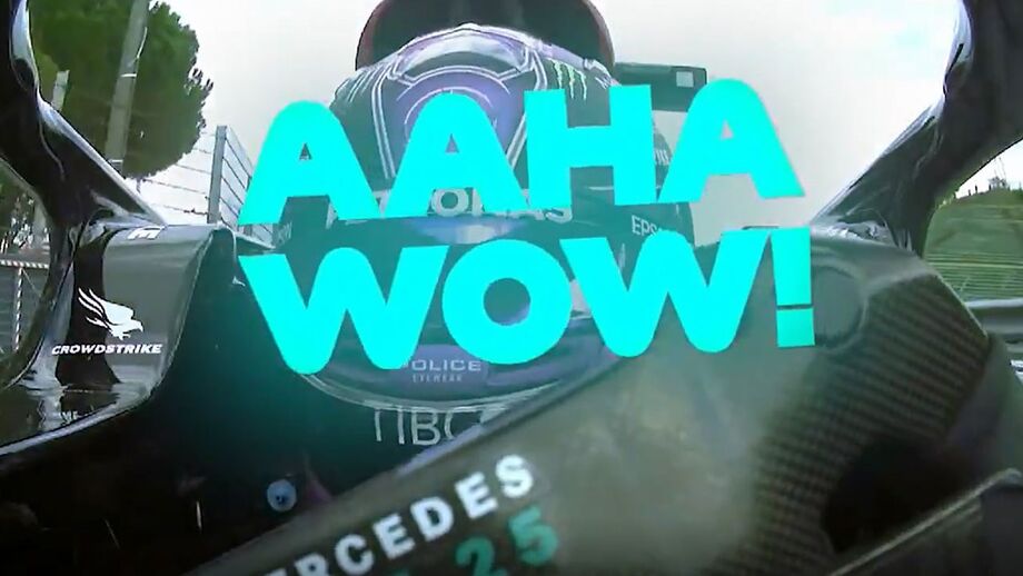 A volta que valeu a Lewis Hamilton a 99.ª 'pole position' da carreira