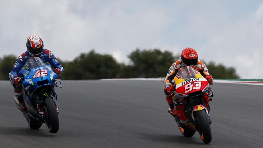 Marc Márquez responde a Joan Mir: «Tinha de fazer pela vida...»