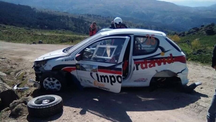 Dois pilotos com ferimentos ligeiros em despiste no Rali de Vieira do Minho