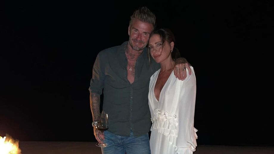 Victoria Beckham recebe declaração de amor em dia de festa