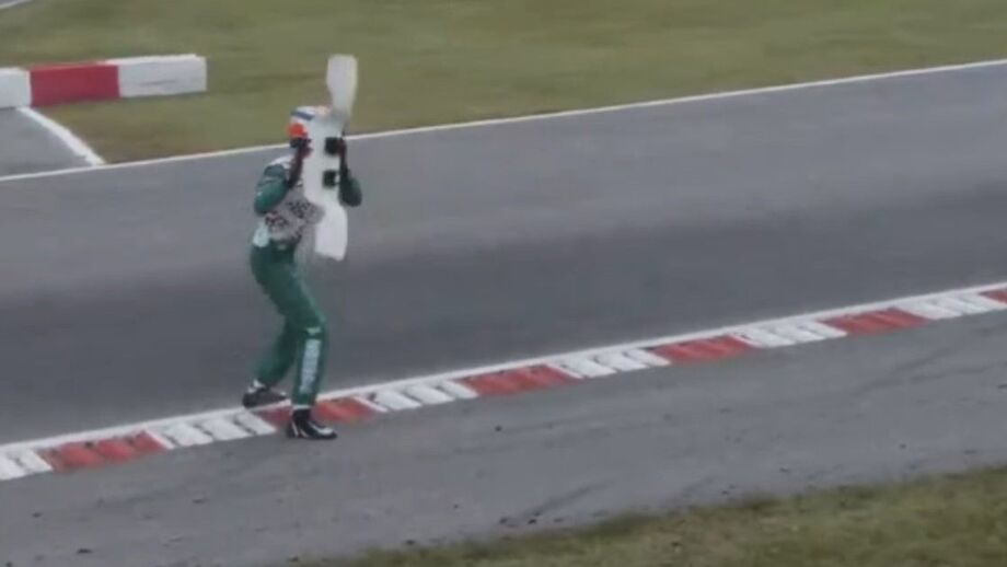 FIA suspende por 15 anos piloto italiano que lançou peça de kart a adversário em movimento