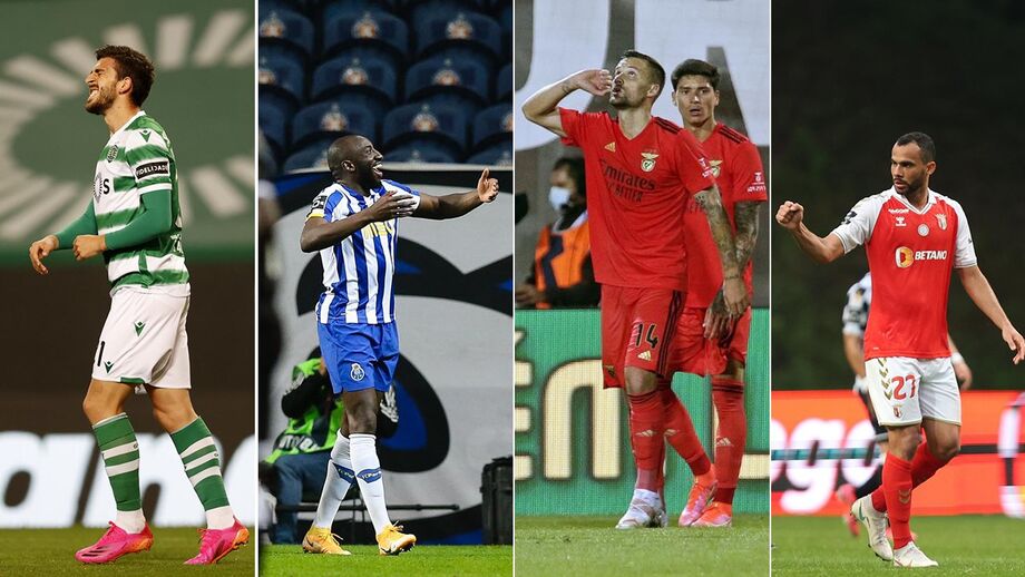 O que falta jogar a Sporting, FC Porto, Benfica e Sp. Braga até final do campeonato