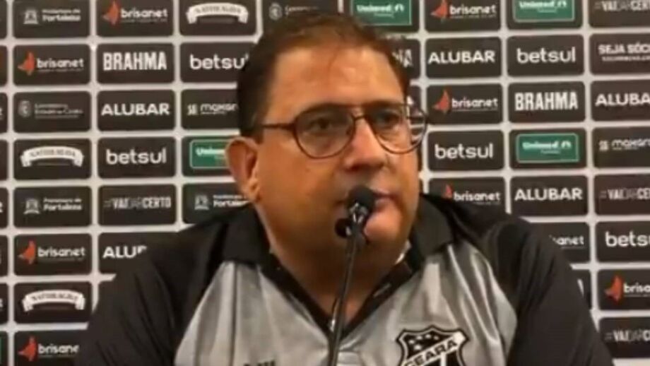 Treinador do Ceará irrita-se com jornalista: «Você não me respeitou»