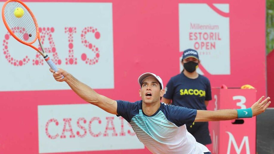 Nuno Borges ainda venceu um set mas acabou eliminado por Marin Cilic no Estoril Open