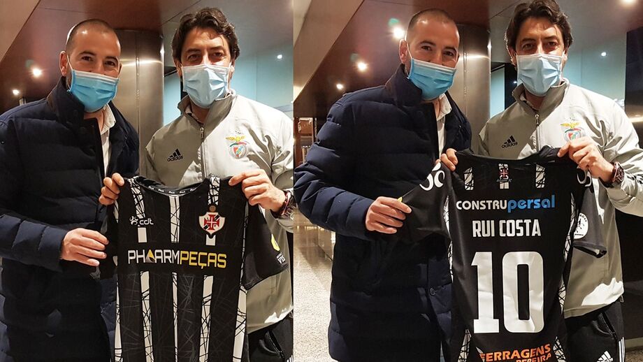 Lusitano de Vildemoinhos ofereceu camisola a Rui Costa